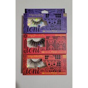 Ioni Lash Bundle Set Of 3 Day Of The Dead Eyelash Falsies